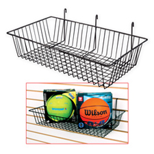 Wire basket black finish