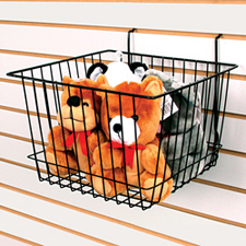 Deep wire basket black finish