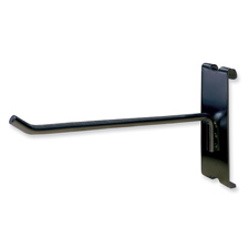 4" Long hook black finish