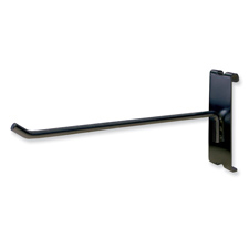 8" Long hook black finish