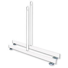 Grid legs white finish