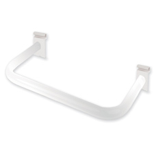 U Shaped hangrail white finish