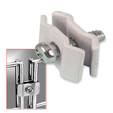 White gridwall join clip