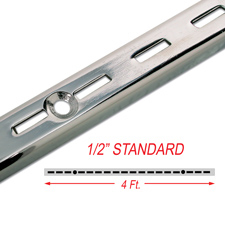 4Ft. 1/2" Slot heavy duty standard