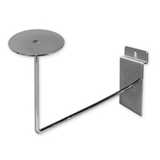 Hat display chrome finish
