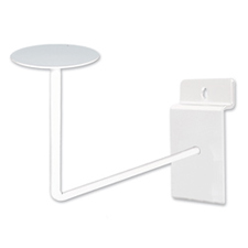 Hat display white finish
