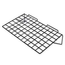 Straight wire shelf black finish