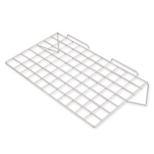 Straight wire shelf white finish