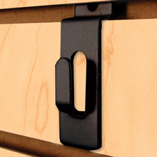 All purpose utility hook black finish