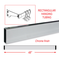 48" Rectangular tubing chrome finish