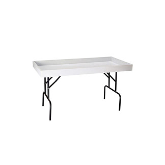 Folding Dump Table – White