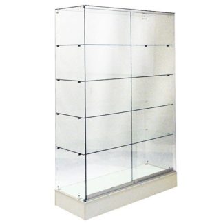 White Frameless Full Vision Wallcase