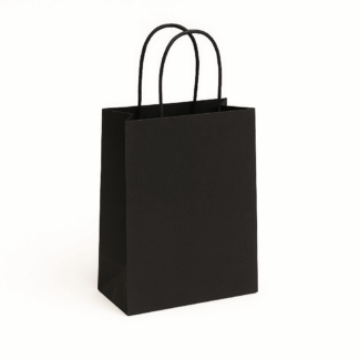 Tempo Kraft Bag in Black 8" x 5" x 10" (TEMPO BLKI)
