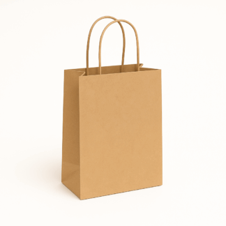 Tempo Kraft Bag in Brown 8" x 5" x 10" (TEMPO BWNI)