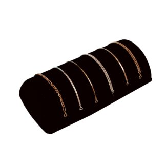 Flocked bracelet ramp displayer