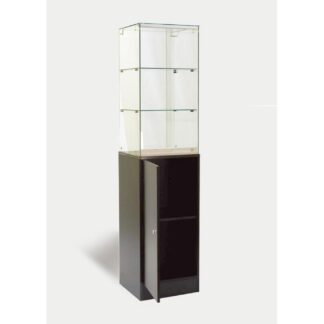 Black Frameless Half Vision Tower Case