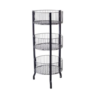 3-TIER BIN BLACK