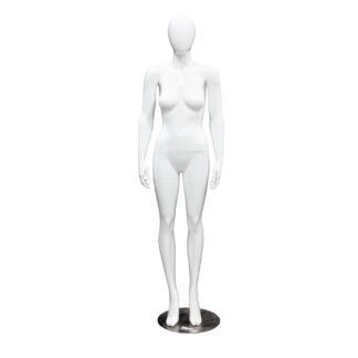 Glossy White Female Mannequin (GLW7)