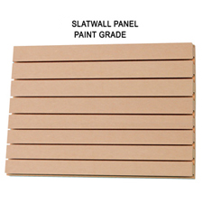 Paint Grade Slatwall Panel