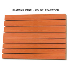 Pearwood Slatwall Panel