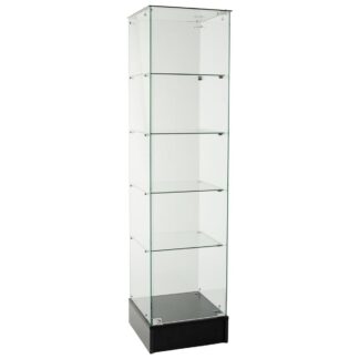 Black Frameless Full Vision Tower Case