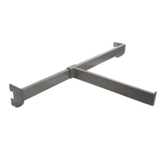 12" Faceout for Flatbar in Grey