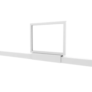 Saddle Mount Sign Holder