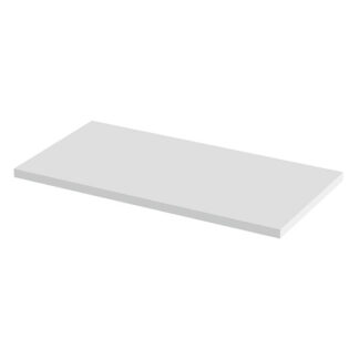 Wooden Shelf with White Melamine Finish
