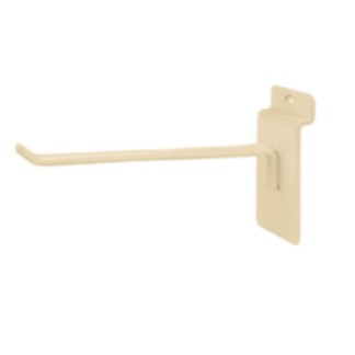 Off White Slatwall Hooks