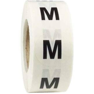 "M" Size Sticker
