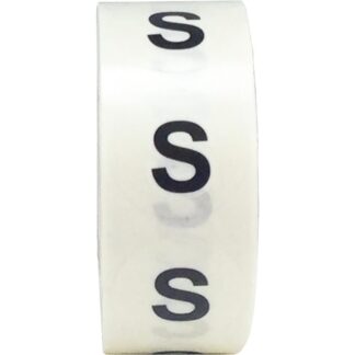 "S" Size Sticker