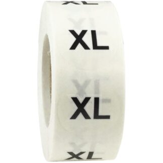 "XL" Size Sticker