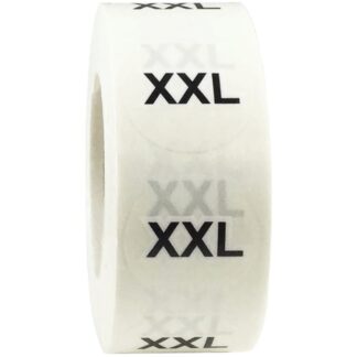 "XXL" Size Sticker