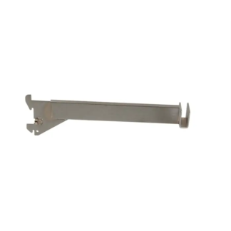12" Hangrail bracket Satin chrome finish