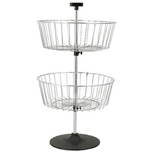 Counter top basket spinner