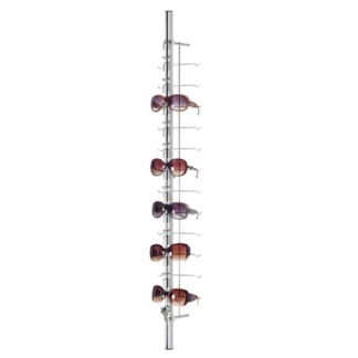 Wallmount Lockable Sunglasses Display Rack (EDL12)
