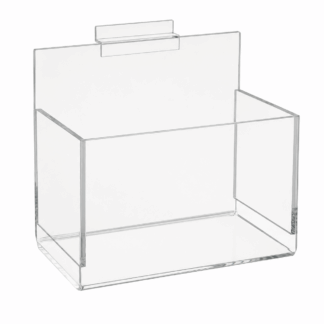 Acrylic Bin for Slatwall (2420)